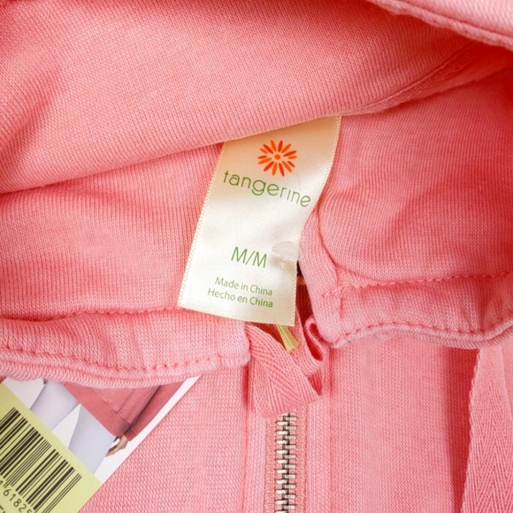 NWT Tangerine Womens Med Peach 1/4 Zip Pullover - Picture 6 of 8